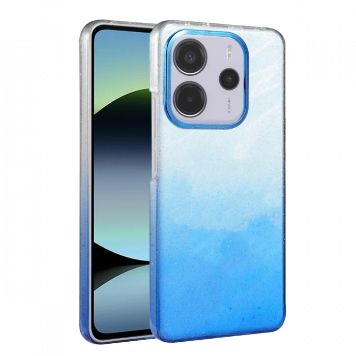 Xiaomi Redmi Note 14 4G Glossy Kapak - Mavi