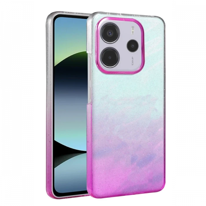 Xiaomi Redmi Note 14 4G Glossy Kapak - Mor