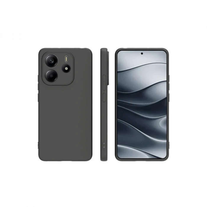 Xiaomi Redmi Note 14 4G Kılıf First Silikon - Siyah
