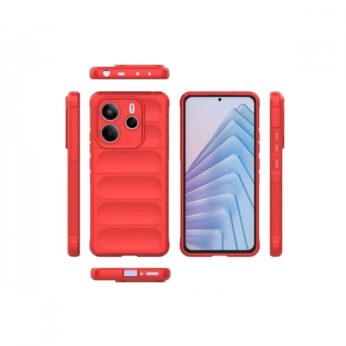 Xiaomi Redmi Note 14 4G Kılıf Optimum Silikon - Kırmızı
