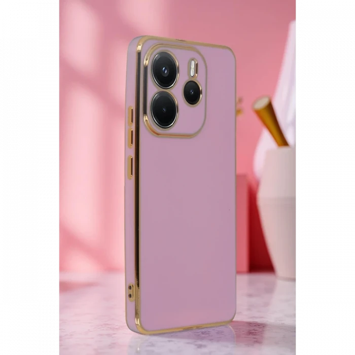 Xiaomi Redmi Note 14 4G Kılıf Volet Silikon - Mor
