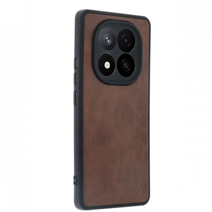 Xiaomi Redmi Note 14 Pro 4G Kılıf Aras Deri Kapak - Taba