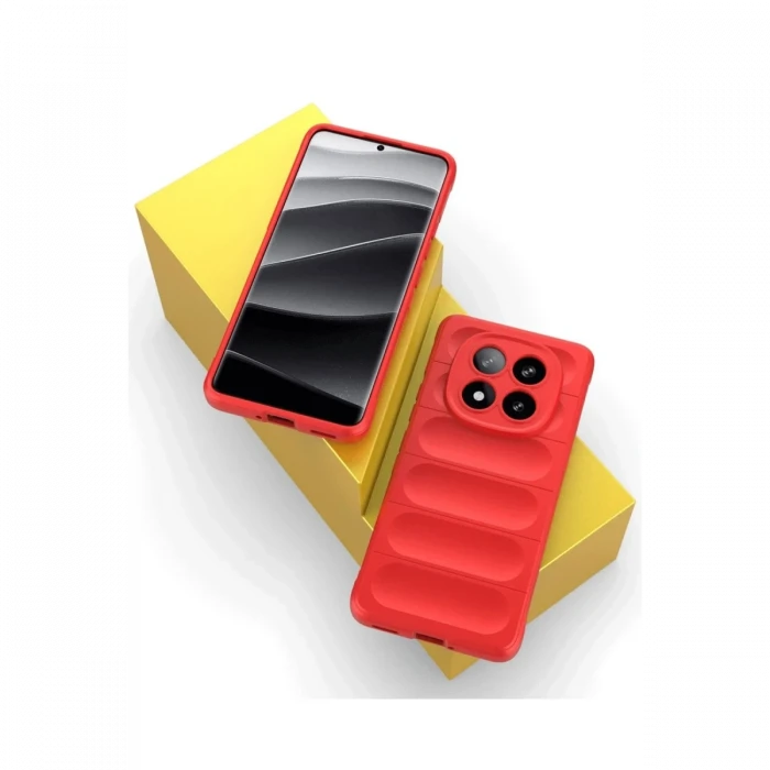 Xiaomi Redmi Note 14 Pro 4G Kılıf Optimum Silikon - Kırmızı