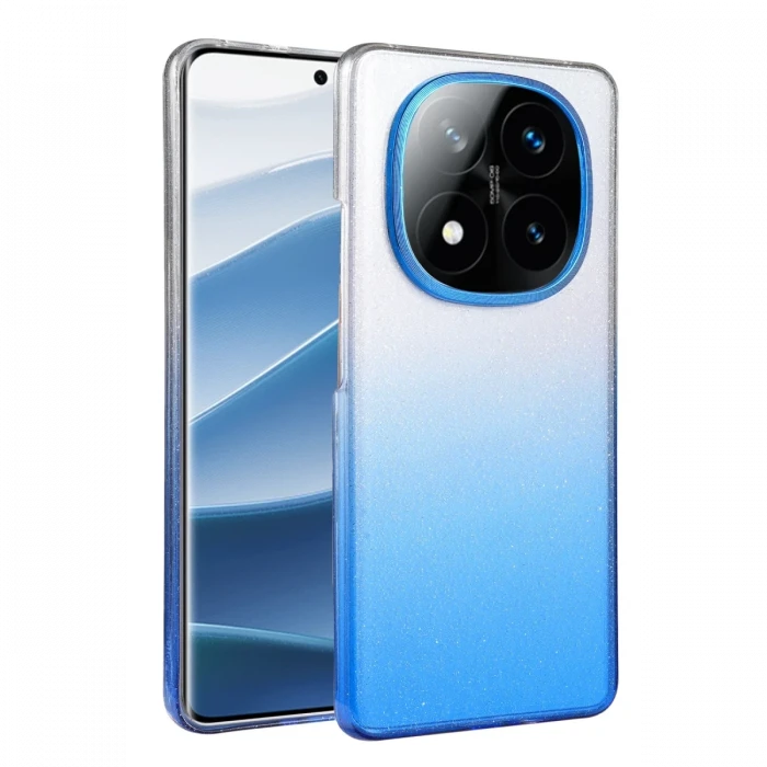 Xiaomi Redmi Note 14 Pro 5G Glossy Kapak - Mavi
