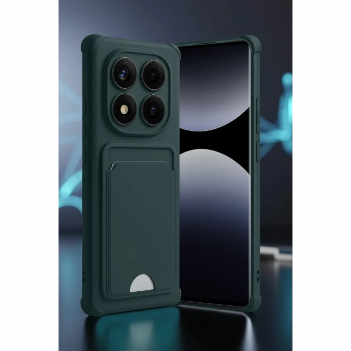 Xiaomi Redmi Note 14 Pro Plus Kelvin Kartvizitli Silikon - Derin Mor