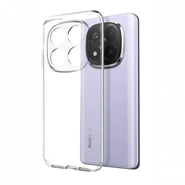 Xiaomi Redmi Note 15 4G Lüx Şeffaf Silikon - Şeffaf