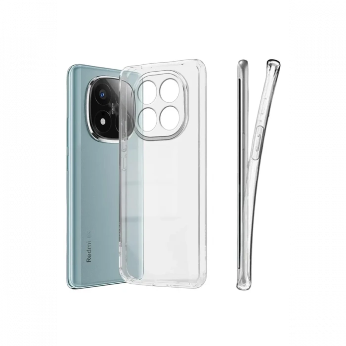Xiaomi Redmi Note 15 Pro 4G Lüx Şeffaf Silikon - Şeffaf