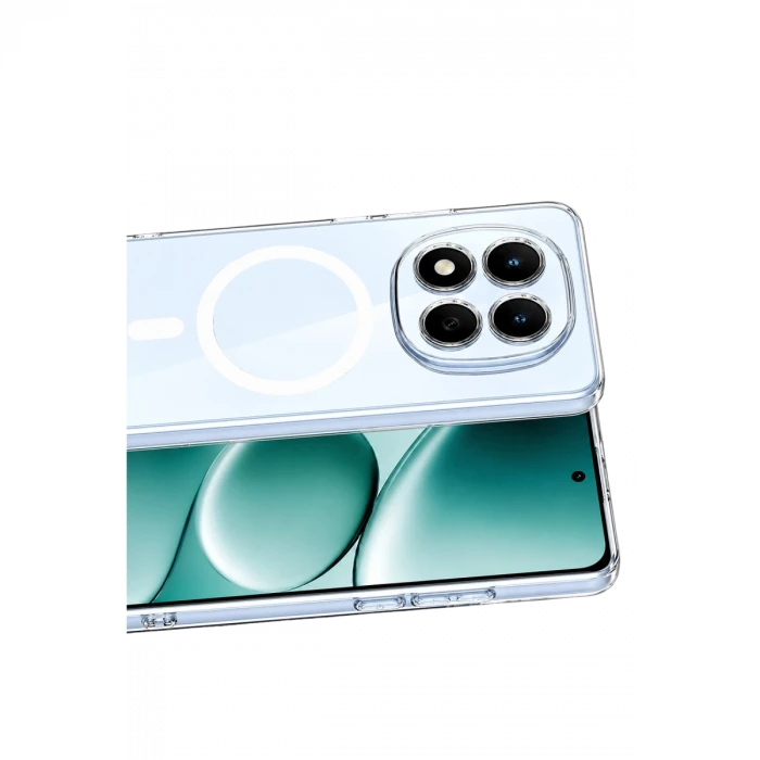 Xiaomi Redmi Note 15 Pro Plus 5G Combo Sert Şeffaf Magsafe Kapak - Şeffaf