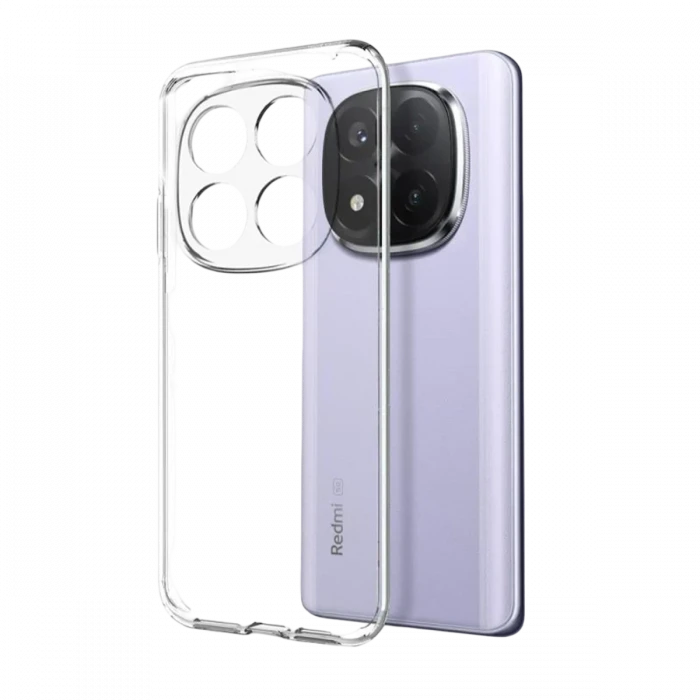 Xiaomi Redmi Note 15 Pro Plus 5G Lüx Şeffaf Silikon - Şeffaf