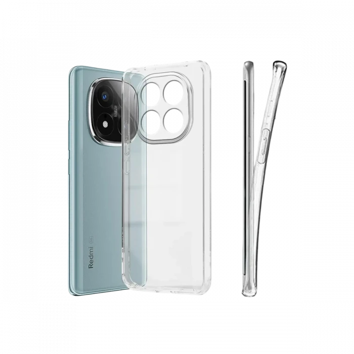 Xiaomi Redmi Note 15 Pro Plus 5G Lüx Şeffaf Silikon - Şeffaf