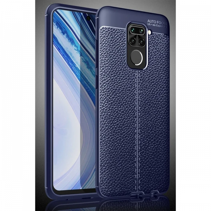 Xiaomi Redmi Note 9 Kılıf Auto Focus Kapak - Lacivert
