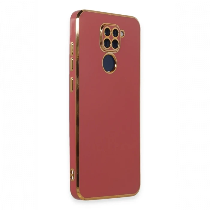 Xiaomi Redmi Note 9 Kılıf Volet Silikon - Kırmızı