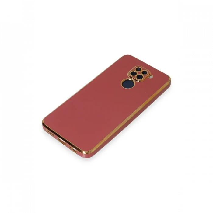 Xiaomi Redmi Note 9 Kılıf Volet Silikon - Kırmızı