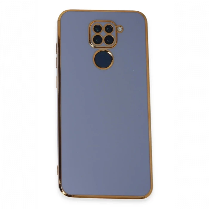 Xiaomi Redmi Note 9 Kılıf Volet Silikon - Mavi