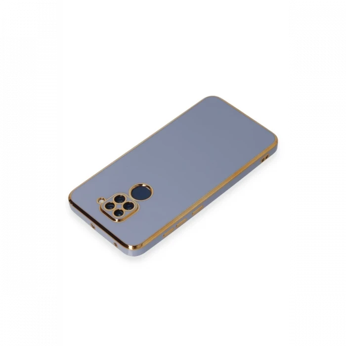 Xiaomi Redmi Note 9 Kılıf Volet Silikon - Mavi