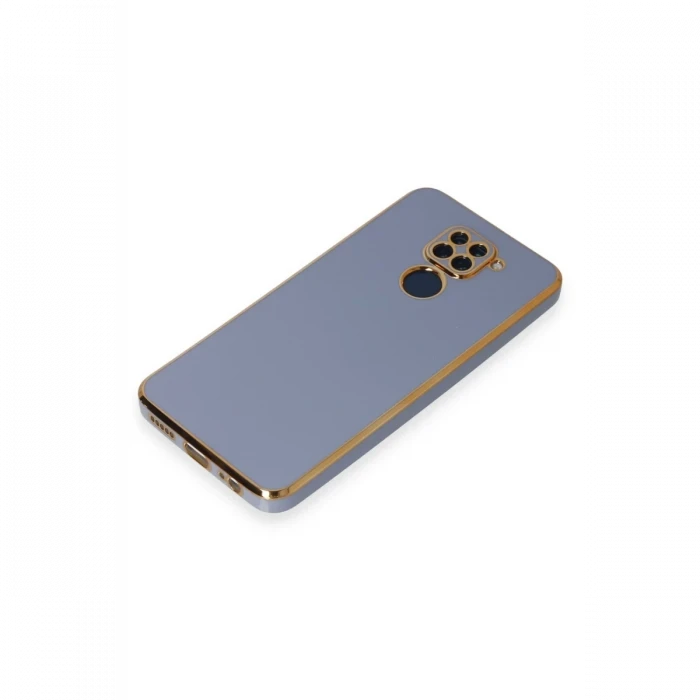 Xiaomi Redmi Note 9 Kılıf Volet Silikon - Mavi