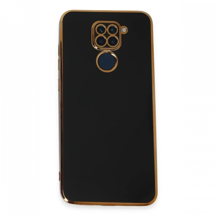 Xiaomi Redmi Note 9 Kılıf Volet Silikon - Siyah