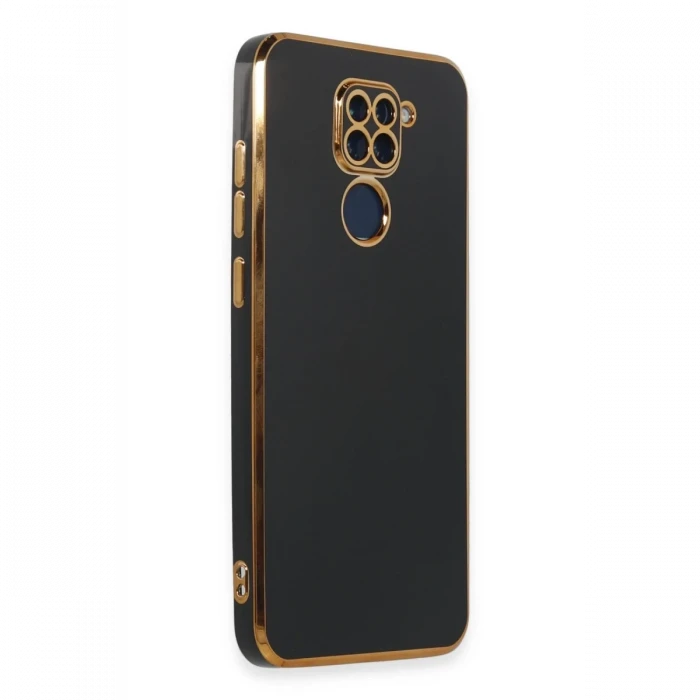 Xiaomi Redmi Note 9 Kılıf Volet Silikon - Siyah