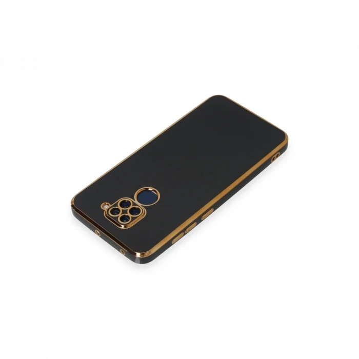Xiaomi Redmi Note 9 Kılıf Volet Silikon - Siyah