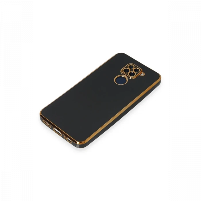 Xiaomi Redmi Note 9 Kılıf Volet Silikon - Siyah