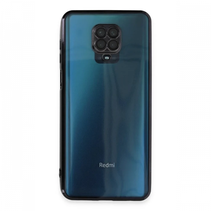 Xiaomi Redmi Note 9 Pro Kılıf Razer Lensli Silikon - Siyah