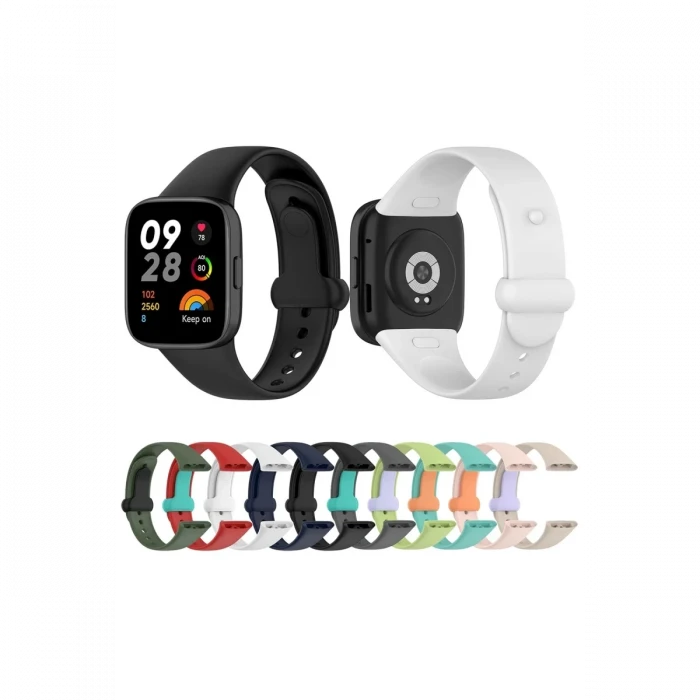 Xiaomi Redmi Watch 3 Origin Silikon Kordon - Pudra