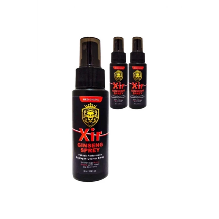 Xir Ginseng Mucizevi Sertleştiricili 60 ml 3 Adet Erkeğe Özel Karışım 3xeffect Sprey