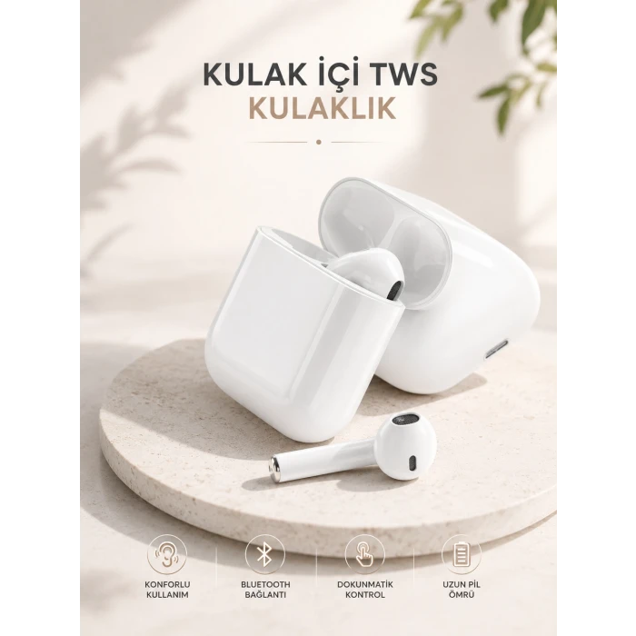 Yeni Nesil HD Ses ve Dokunmatik Kontrol Akıllı ve Şık Bluetooth Kulaklık