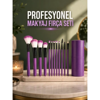 12 PARÇA PROFESYONEL MAKYAJ FIRÇA SETİ
