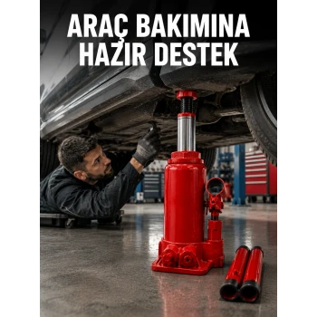 2 Ton Hidrolik Kaldırma Gücü ile Güvenli Araç Desteği
