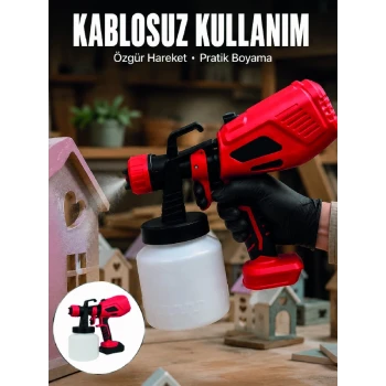 21V Güçlü Motor ile Profesyonel Boyama Performansı