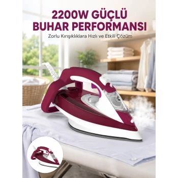 2200W Seramik Kaplama Estetik Tasarımı 360 Derece Dönebilir Kablosu