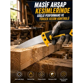 270 mm Düz Bıçaklı Bahçe Budama Testeresi Kılıflı