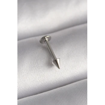 316L Çelik Gümüş Renk Çivi Model Piercing