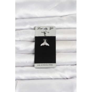 316L Cerrahi Çelik Dolphin Kuyruk Model Göbek Piercing