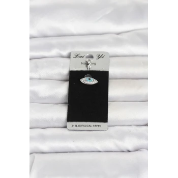 316L Cerrahi Çelik Göz Model Göbek Piercing