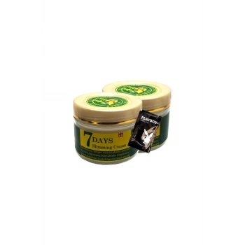 7 Days 2x100 ml Ginger Miracle Slimming Cream Sıkılaştırıcı+1 ad Jel ile