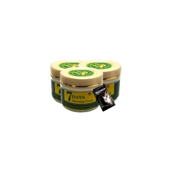 7 Days 3x100 ml Ginger Miracle Slimming Cream Sıkılaştırıcı+1 ad Jel ile