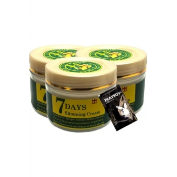 7 Days Ginger 3lü Adet Miracle Slimming Cream Kremi  100 ml + 1 Adet Jel Hediyeli