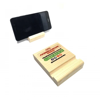 Ahşap Telefon Tablet Standı Telefon Tutucu Promosyon