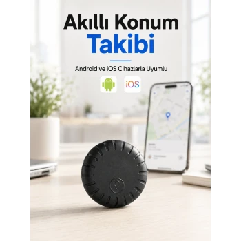Akıllı GPS Takip Cihazı Android ve iOS Uyumlu 2 Yıl Pil Ömürlü Mini Konum Bulucu