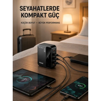 Akıllı Güç Dağılımlı 4 Girişli Şarj İstasyonu