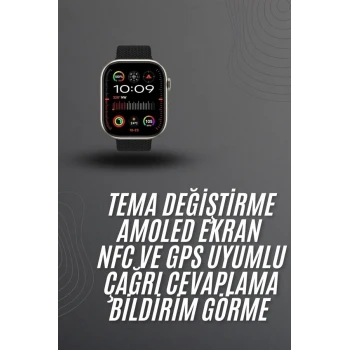 Akıllı saat 2.02 inch Nabız Ölçer Arama Konuşma Müzik Dinleme