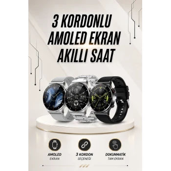 Akıllı Saat Arama Cevaplama Müzik Dinleme GPS Takibi