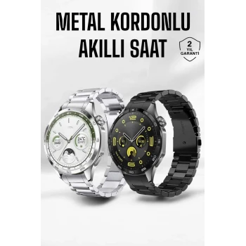 Akıllı Saat Bildirim Görme Amoled Ekran GPS Uyumlu Sesli Görüşme