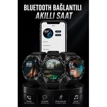 Akıllı Saat GPS VE NFC Özelliği Sesli Görüşme Dokunmstik Ekran