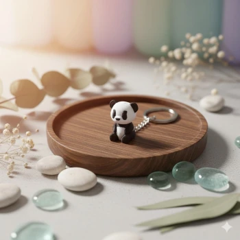 Anahtarlık- Panda 3lü Set