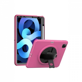 Apple iPad Pro 11 (2018) Kılıf Hand Strap Tablet Kılıfı - Pembe