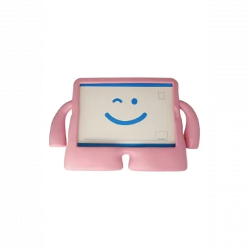 Apple iPad Pro 13 (2024) Karakter Tablet Silikon - Açık Pembe