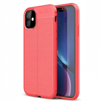 Apple iPhone 11 Kılıf Auto Focus Kapak - Kırmızı
